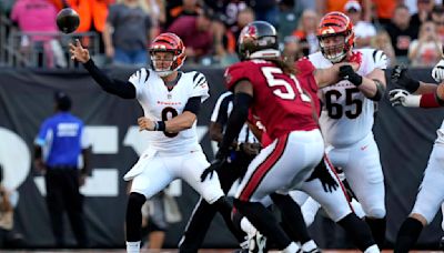 QB Joe Burrow throws a TD pass in his first game since wrist surgery, but Bucs beat Bengals 17-14