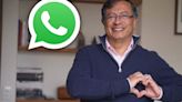 Gustavo Petro creó un canal de difusión en WhatsApp y lo estrenó con un audio: “Los quiero mucho”