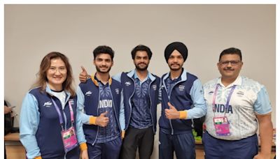 Who is Manu Bhaker's Pistol Shooting Team Coach Munkhbayar Dorjsuren?