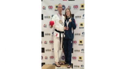 Father-daughter duo win trio of medals at martial arts event