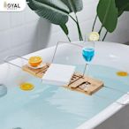 【熱賣精選】諾寶尼浴缸置物架可伸縮網紅泡澡架子輕奢浴盆支架浴缸置物板