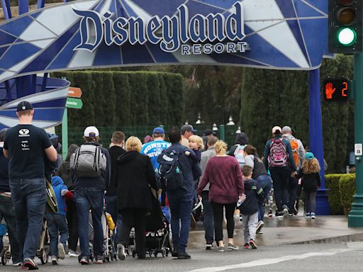 Disneyland security lines are brutal right now