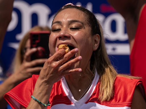 Miki Sudo wins women's Nathan's hot dog eating contest