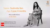 The heartwarming reason behind Sushmita Sen’s birth date change - Times of India