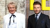Rod Stewart Tells David Beckham His Knighthood Is ‘Coming Soon’ at The King’s Foundation