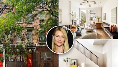 Claire Danes lists NYC townhouse for $9.75M — and intends on staying put in her hometown