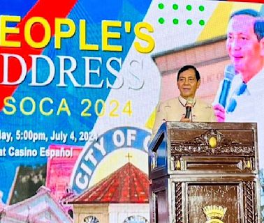 Cebu Mayor Mike Rama holds ‘backstage’ city address amid preventive suspension