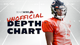 Bears’ depth chart for Week 2 game vs. Bucs