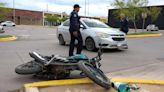 Arrolla a joven motociclista en Plaza Nueva España