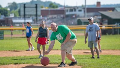 Kickin’ It With Cops: Officers compete alongside students in friendly kickball game