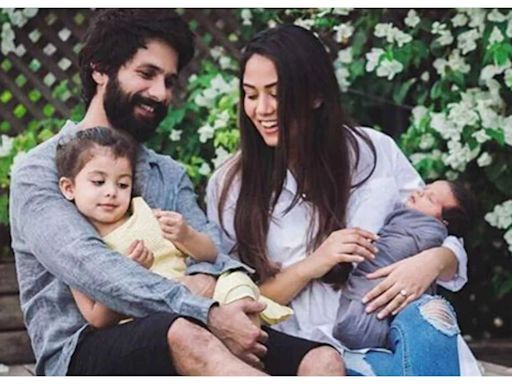 Throwback: When Shahid Kapoor said he wants daughter Misha to be proud of him - Times of India
