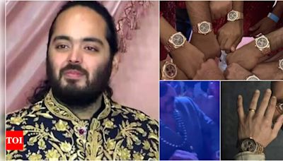 Anant Ambani's Lavish Wedding Ceremony with Luxury Watches Gifted to Groomsmen | - Times of India