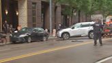 At least 1 person injured after crash in Downtown Pittsburgh