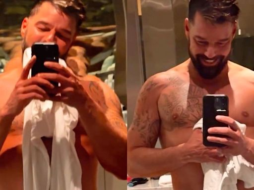 Ricky Martin is thirst trapping in his boxers & the gays are WILDING OUT