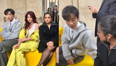 Bloodhounds' Woo Do Hwan caught in candid chat with Animal star Rashmika Mandanna at Milan Fashion Week; watch