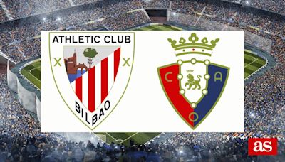 Athletic vs Osasuna: estadísticas previas y datos en directo | LaLiga EA Sports 2023/2024