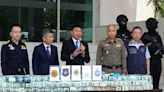 毒品擬運往台灣遭攔截 泰國警方舉行記者會 (圖)