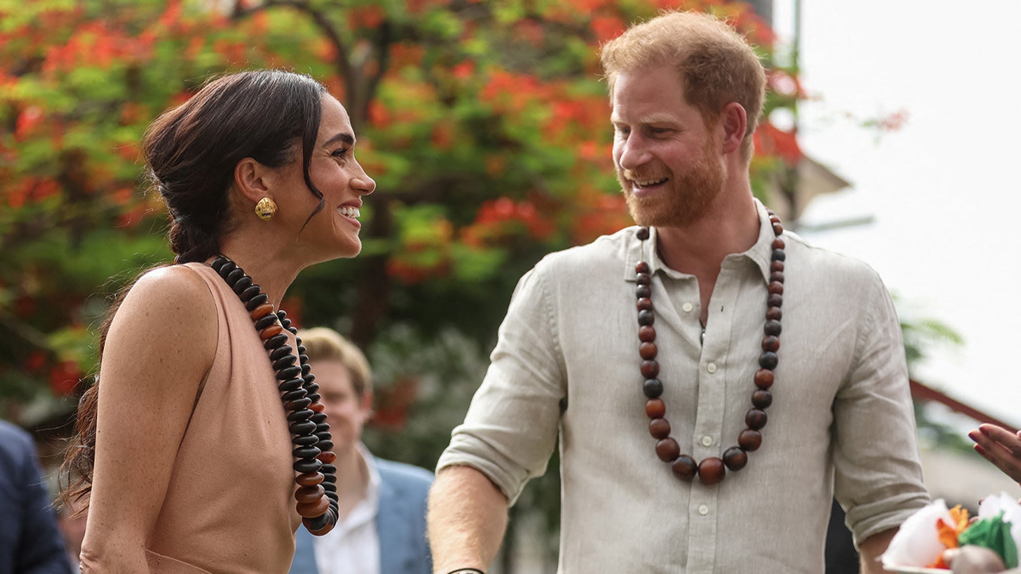 Meghan Markle, Prince Harry All Smiles in Nigeria After Reuniting in London