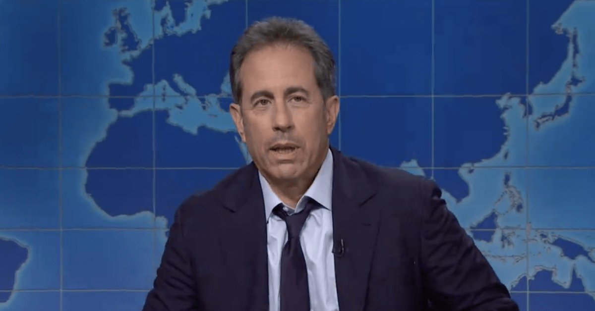 Watch Jerry Seinfeld's Surprise Cameo on 'SNL' Weekend Update