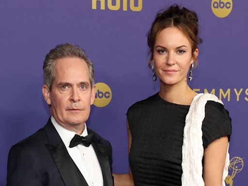 Tom Hollander Takes a Style Cue from Truman Capote on the Emmys Red Carpet