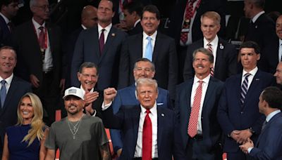 Pfluger sits with President Trump at Republican National Convention