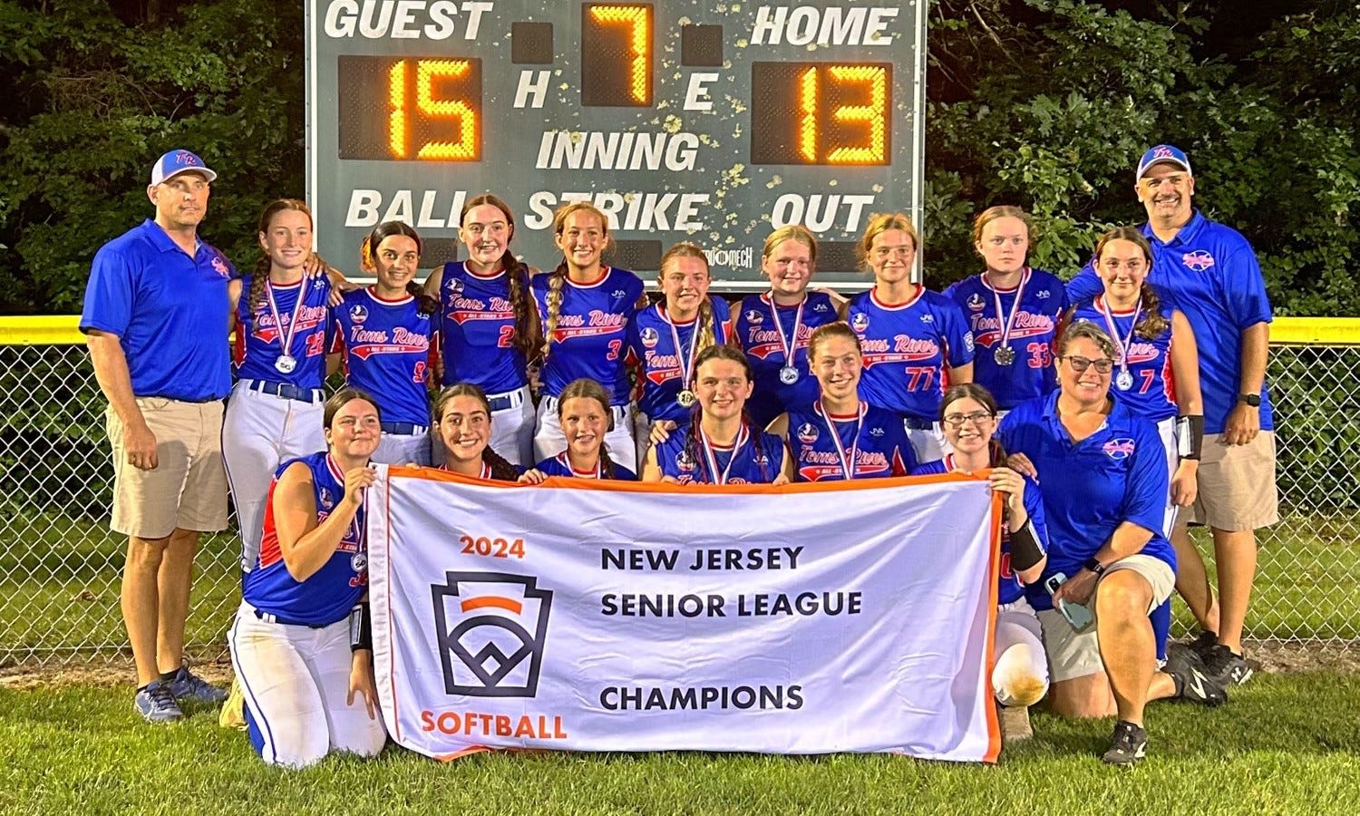 Toms River Little League 16U senior softball team wins states; on to World Series regionals