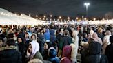 During Ramadan in Dearborn, the food comes out at night