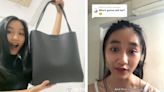 A teen TikToker who was mocked for calling a $60 bag 'luxury' responded to online hate in a tearful video: 'Growing up, I did not have a lot'