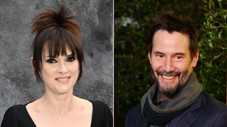 Winona Ryder and Keanu Reeves call each other husband and wife on their text chain