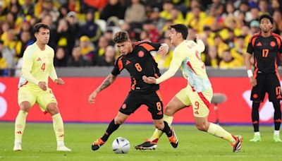 Crónica del España - Colombia, 0-1