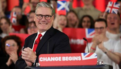 'Change begins now', Starmer says - as Labour win historic landslide