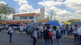 Protesta de maestros: bloquean la avenida Jacinto Canek, en Mérida