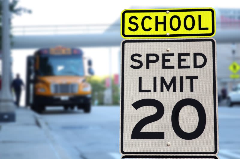 Are school zone speed limits enforced during summer?