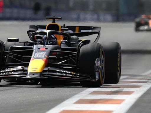 Verstappen dañó el suelo de su Red Bull en Miami