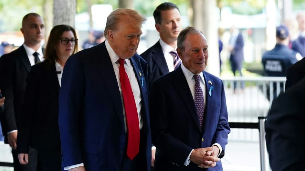 Michael Bloomberg Shows Trump the Value of Good Manners at 9/11 Service