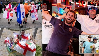 40,000 England descend on Dortmund and they're even drinking in a British pub