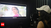 Bhagyashri Borse completes dubbing for 'Mr Bachchan' | Telugu Movie News - Times of India