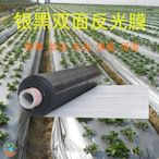 【小琳家居】除草銀黑地膜雙色反光農用保溫保濕除蟲防草黑白膜蔬菜果園加厚