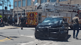 Police car transporting injured child crashes in Hazleton