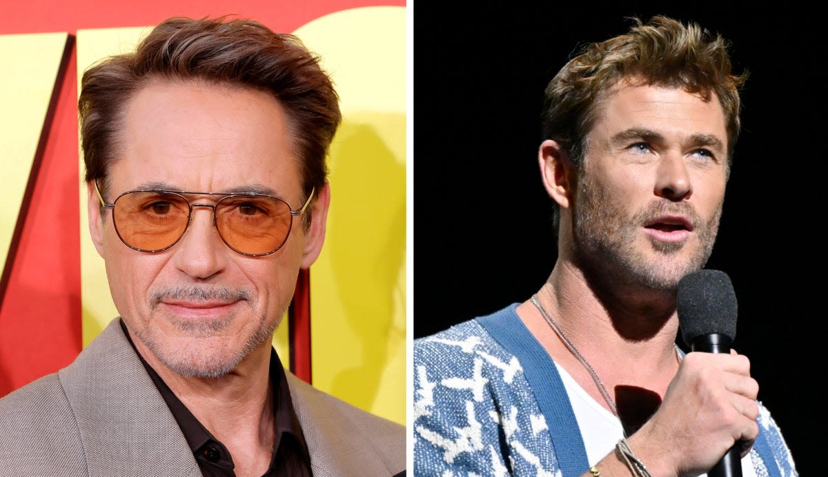 Robert Downey Jr says he disagrees with Chris Hemsworth’s criticism of Thor