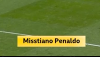 ‘Misstiano Penaldo’: John Terry leads fury at BBC’s cheeky caption to Cristiano Ronaldo miss