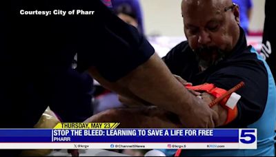 City of Pharr holds free training event on how to save a life
