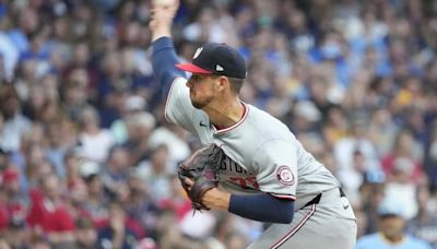 Rutledge makes first start of the season, Nationals beat the Brewers to end 5-game losing streak