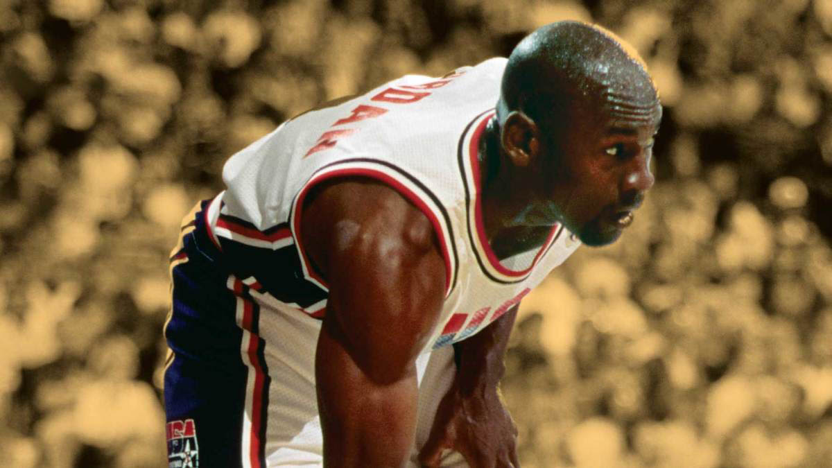 Michael Jordan on playing point guard for the Dream Team: "I told the players before the game I'm not Magic Johnson"