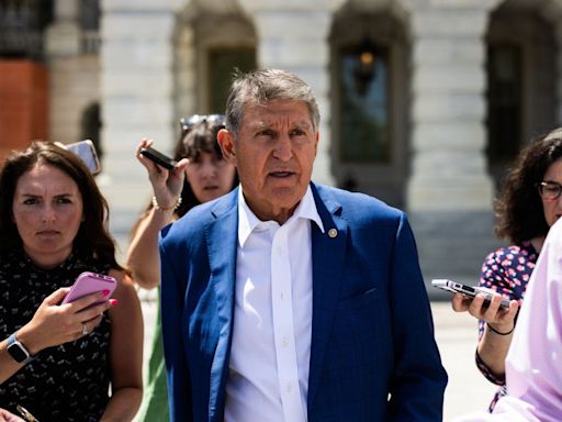 Joe Manchin, one of the few threats to Kamala Harris, says he won't take her on