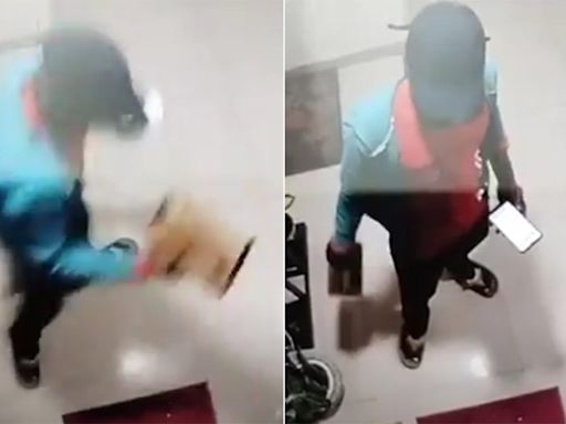 Delivery Agent "Caught On Camera" Stealing Food In Bangalore, Zomato Reacts