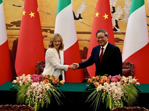 Italy's Meloni signs economic pact in China, seeks new relationship