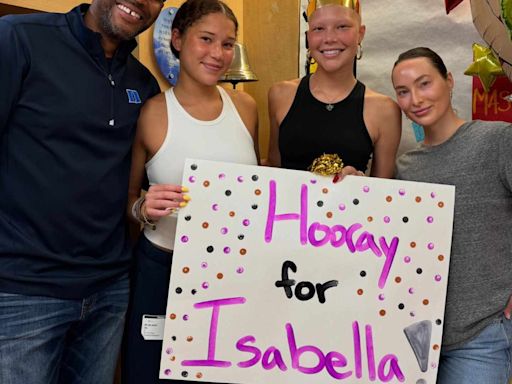 Michael Strahan Calls Daughter Isabella, 19, 'Superwoman' After Finishing Chemo for Brain Tumor: 'One Proud Dad'