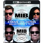 MIB 星際戰警 1-4 合集  4K UHD 四碟限定版(非鐵盒)