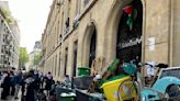 Paris students block university building in pro-Palestinian protest